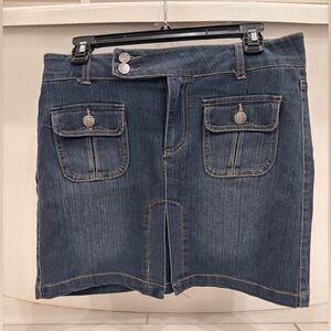 Blue Epic Denim Mini Skirt Size 6
